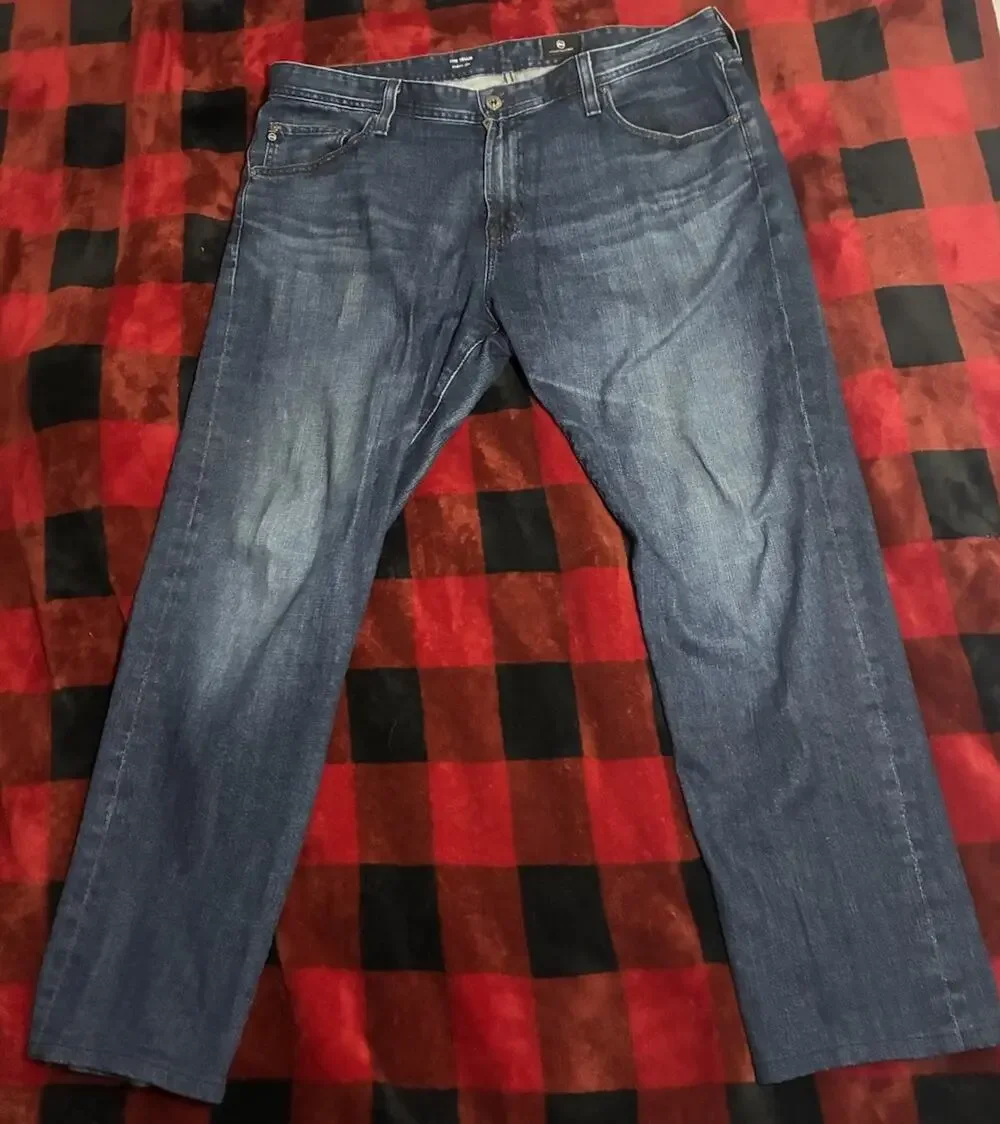 AG Adriano Goldschmied Tellis Men  Slim Jeans Medium Wash Stretch designer 38x34